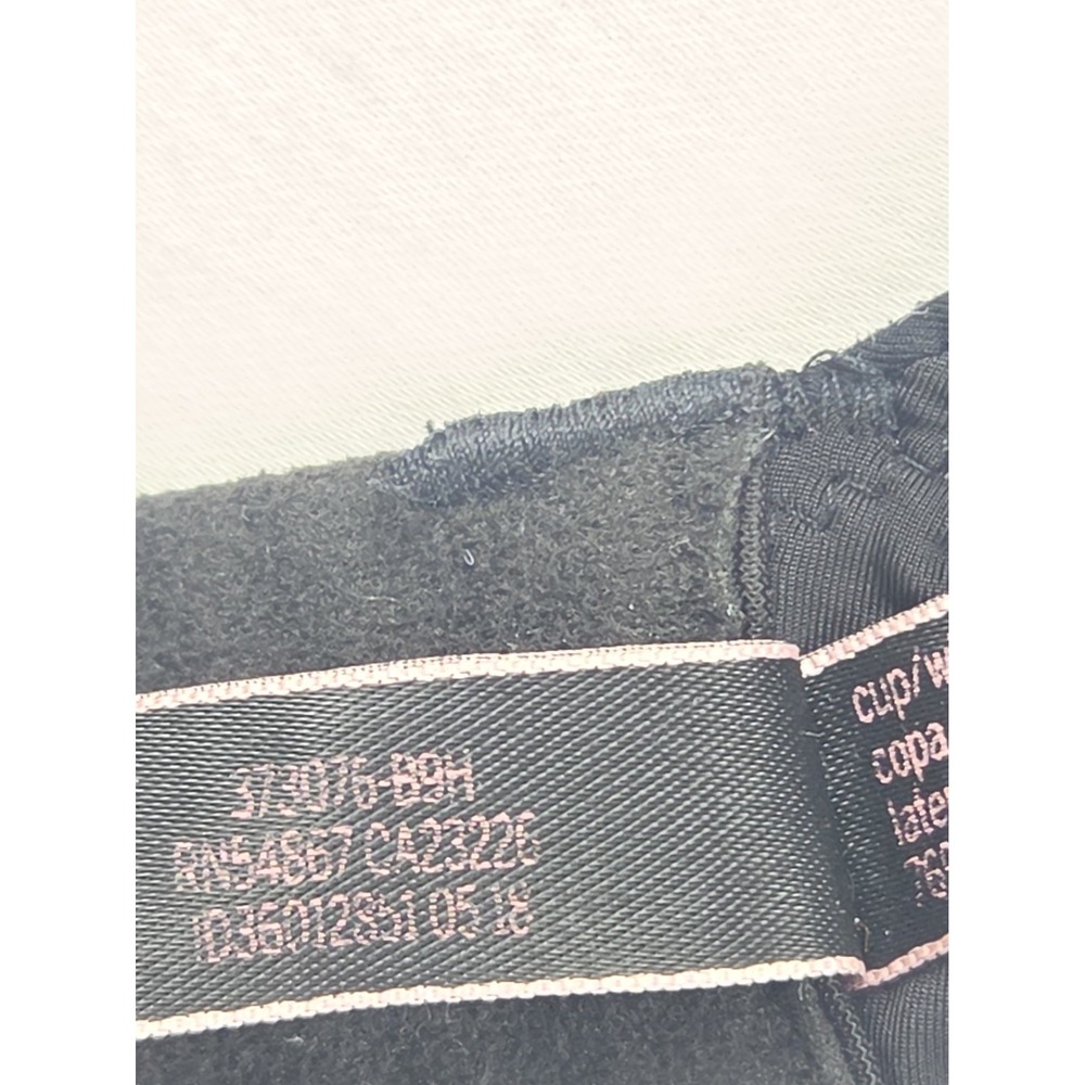 Victoria's Secret Size 38 DD Black T-Shirt Push Up Full Coverage - Picture 6 of 13